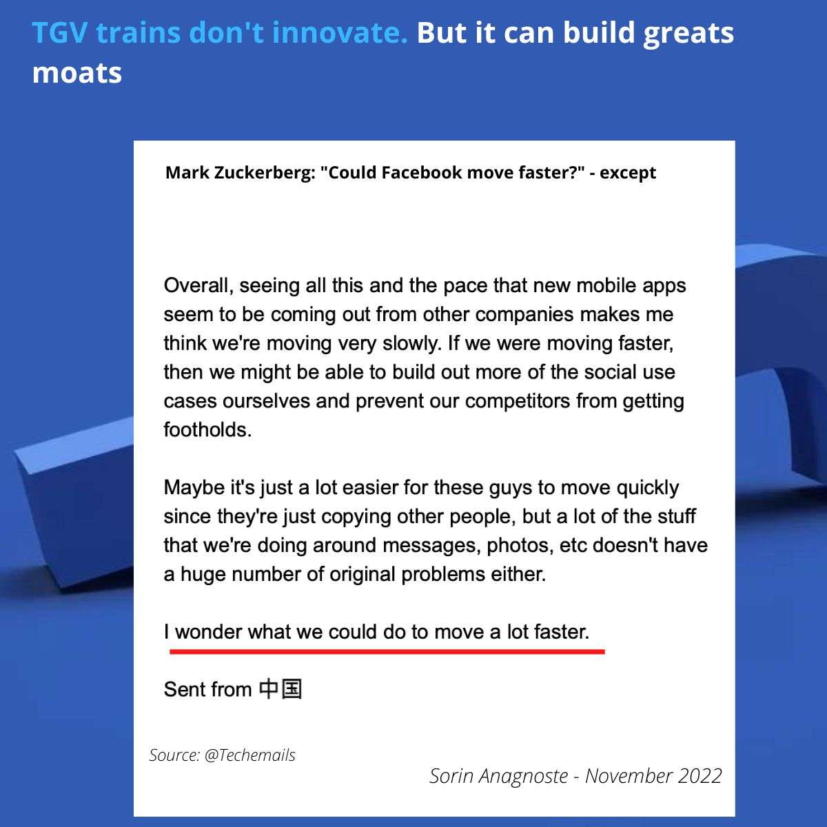 Could FB move faster? - email