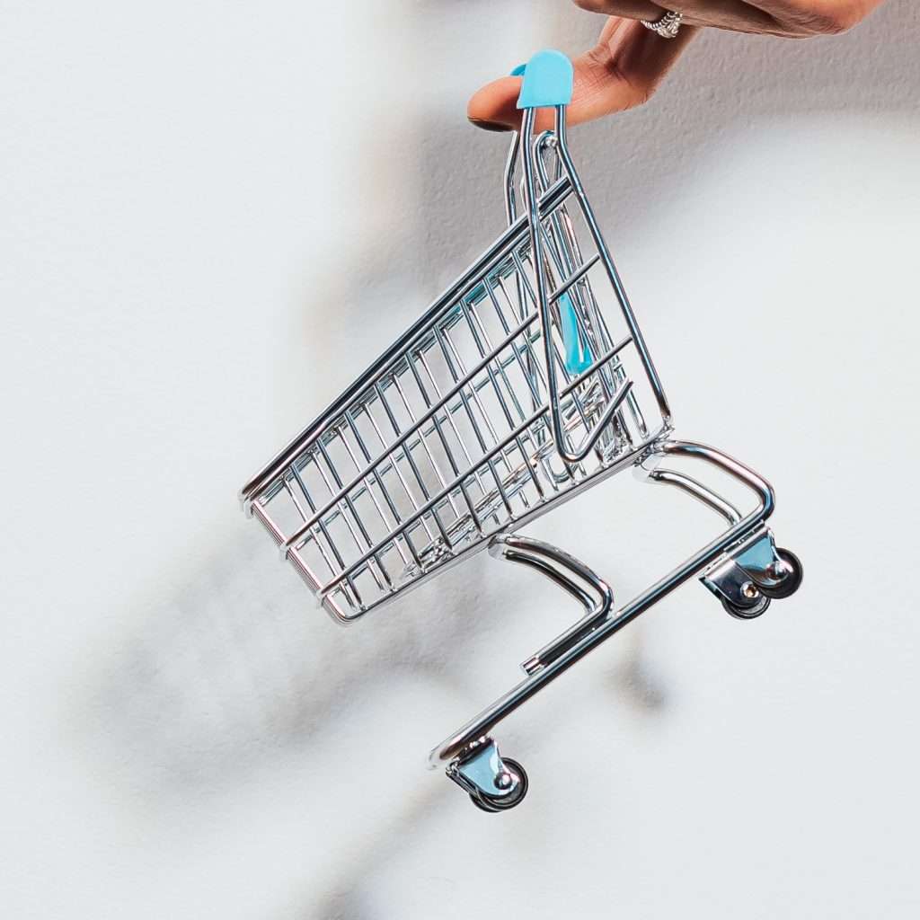 mini shopping cart